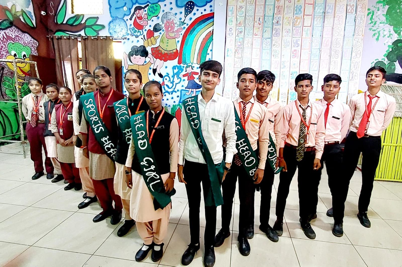 Investiture ceremony at Vidya Sanskar Academy